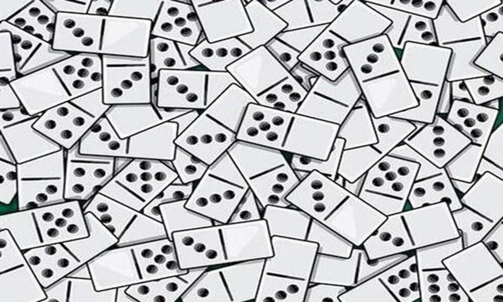 Encontre 3 dominós brancos em menos de 10 segundos