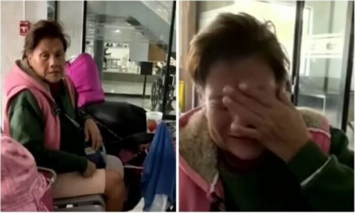 Filha abandona mãe doente e sem dinheiro em terminal de ônibus, muito cruel